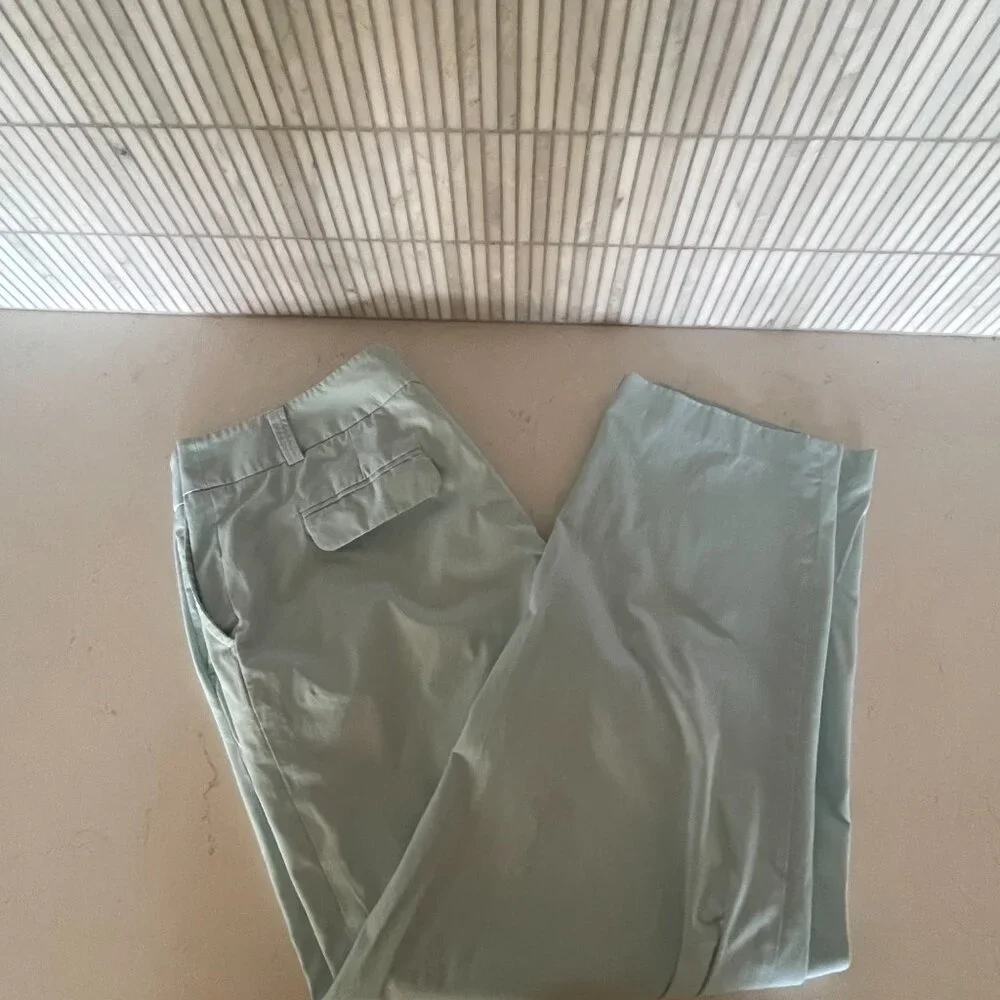 Pendleton Light Blue, Straight Leg Pants with Back Flap Pockets, Size‎ 14